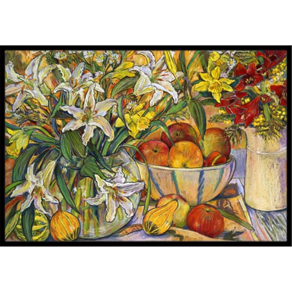 Carolines Treasures Fruit- Flowers and Vegetables Indoor or Outdoor Mat- 24 x 36 DND021JMAT - main